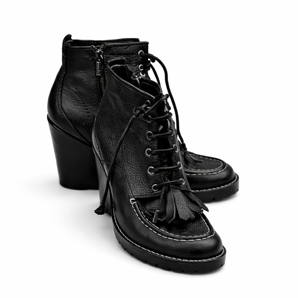Tory Burch Shoes - Tory Burch‎ Kiltie Fringe  Wedge Boots 10